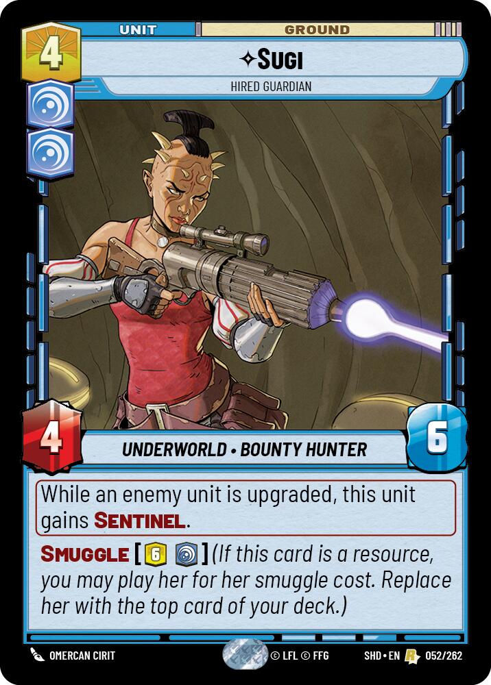 Sugi - Hired Guardian (052/262) (052/262) [Shadows of the Galaxy] | Odin's Place