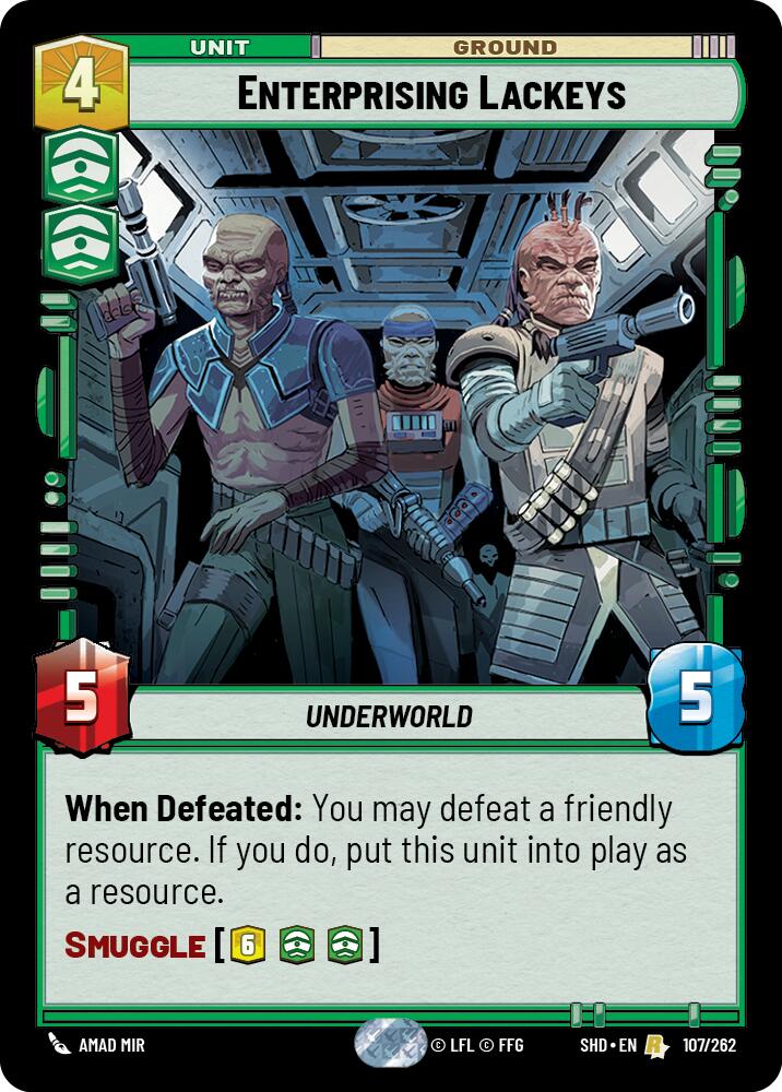 Enterprising Lackeys (107/262) (107/262) [Shadows of the Galaxy] | Odin's Place