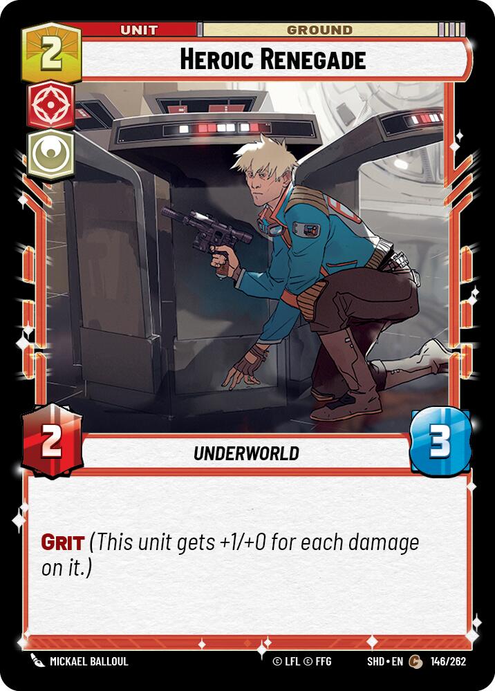 Heroic Renegade (146/262) (146/262) [Shadows of the Galaxy] | Odin's Place