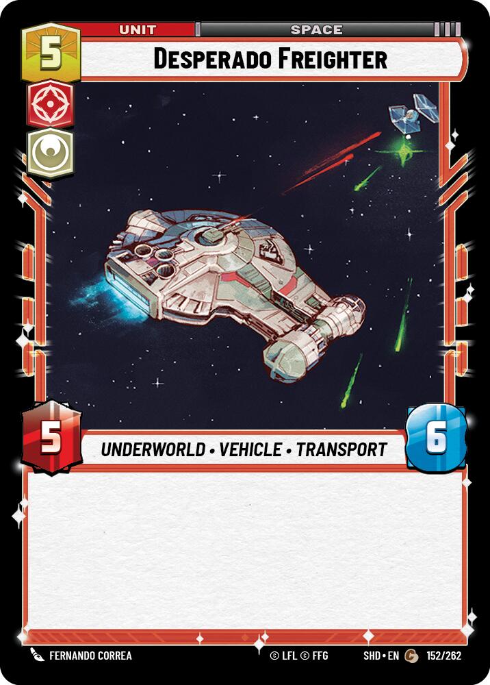 Desperado Freighter (152/262) (152/262) [Shadows of the Galaxy] | Odin's Place
