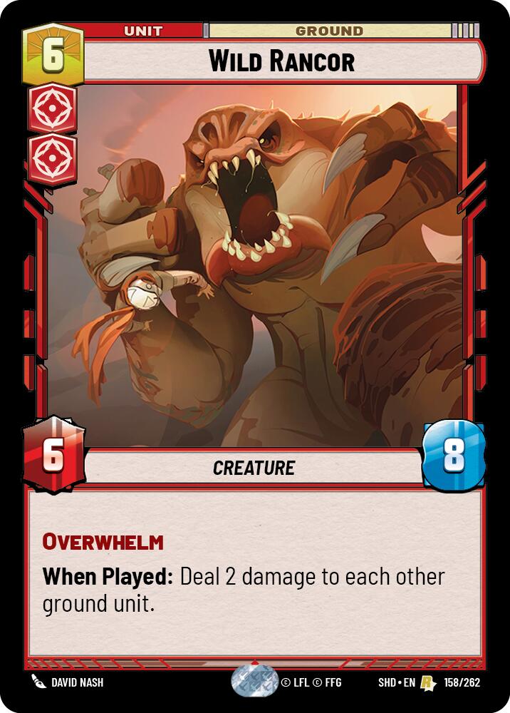 Wild Rancor (158/262) (158/262) [Shadows of the Galaxy] | Odin's Place