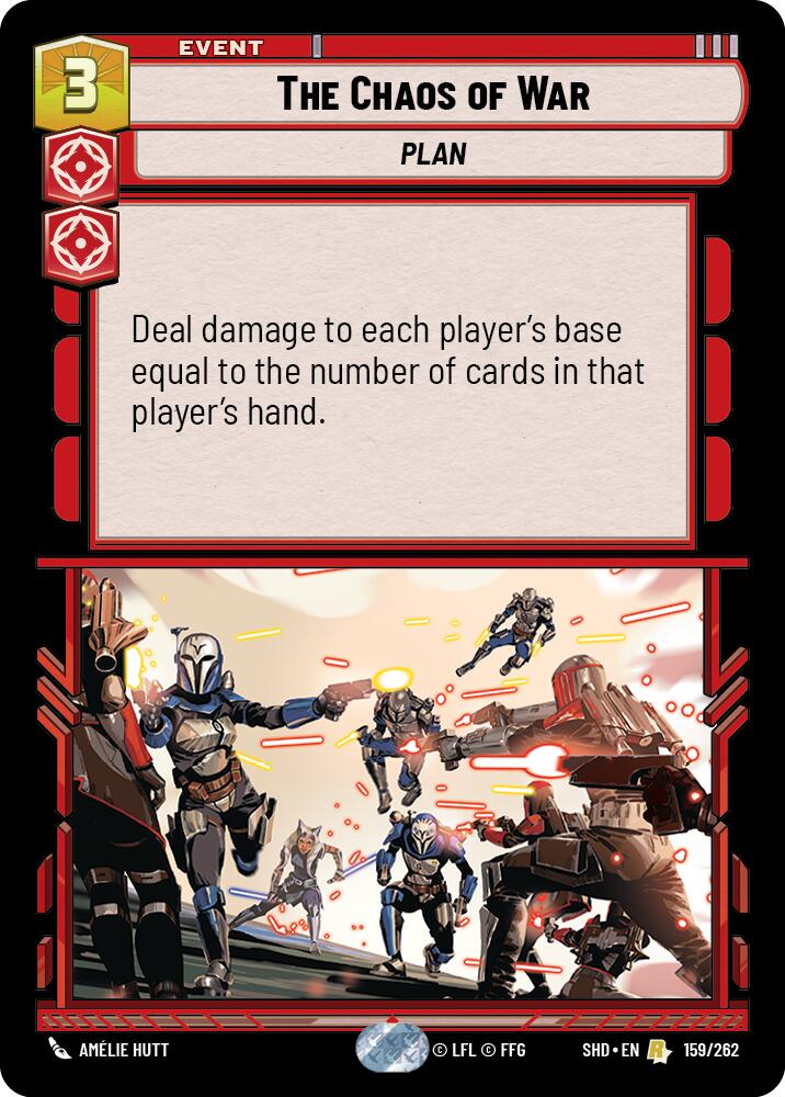 The Chaos of War (159/262) (159/262) [Shadows of the Galaxy] | Odin's Place