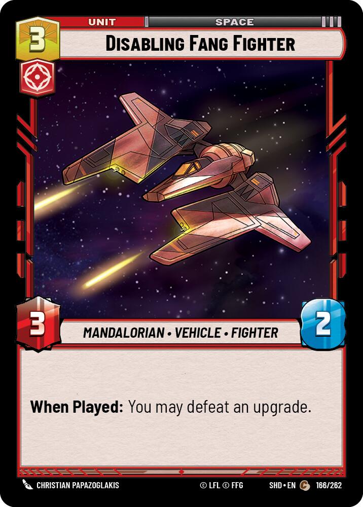 Disabling Fang Fighter (166/262) (166/262) [Shadows of the Galaxy] | Odin's Place