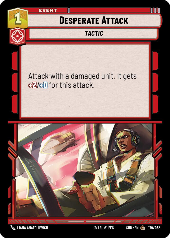 Desperate Attack (179/262) (179/262) [Shadows of the Galaxy] | Odin's Place