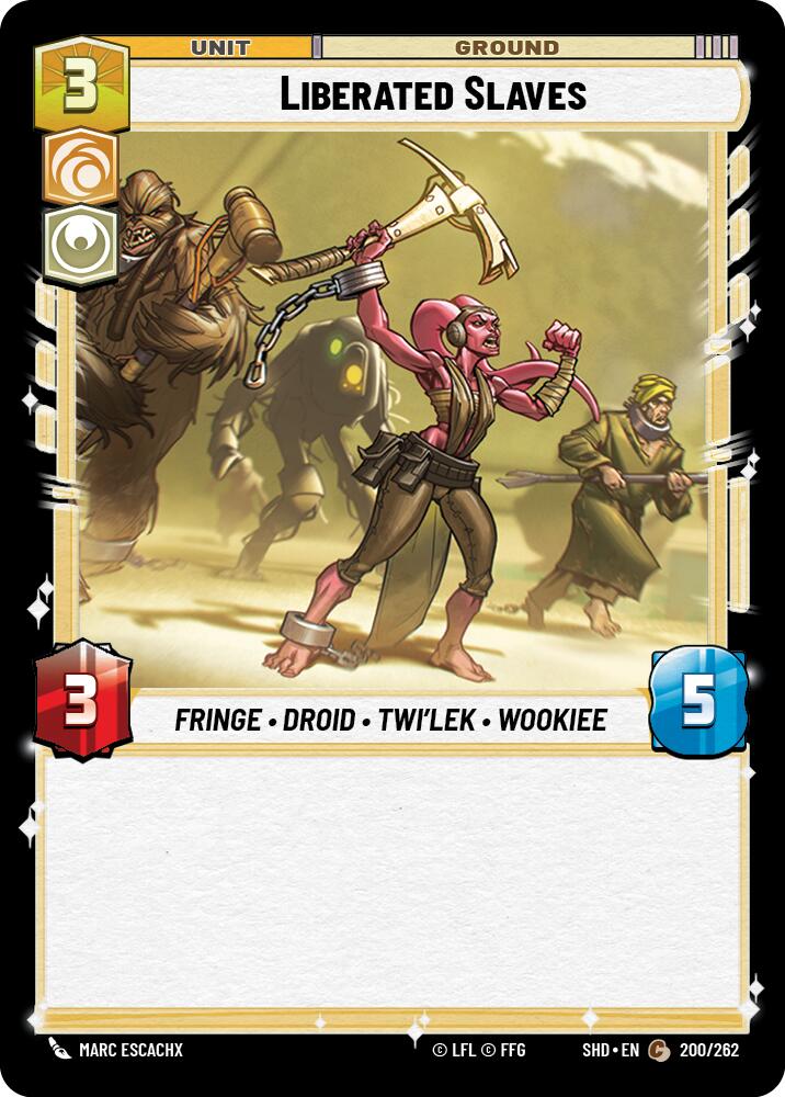 Liberated Slaves (200/262) (200/262) [Shadows of the Galaxy] | Odin's Place