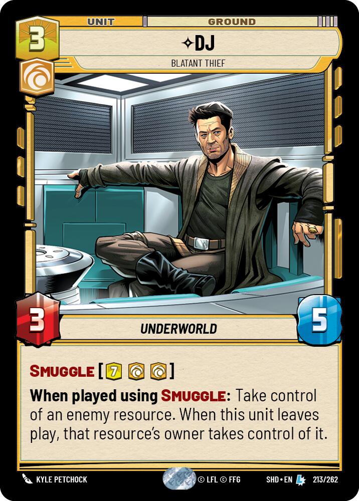 DJ - Blatant Thief (213/262) (213/262) [Shadows of the Galaxy] | Odin's Place