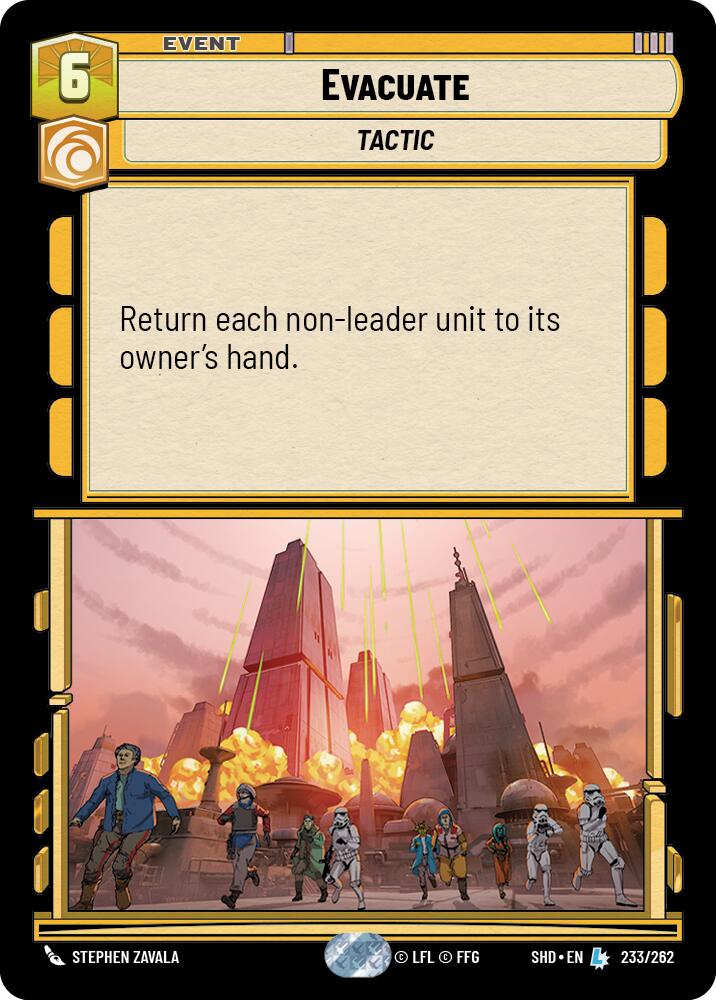 Evacuate (233/262) (233/262) [Shadows of the Galaxy] | Odin's Place