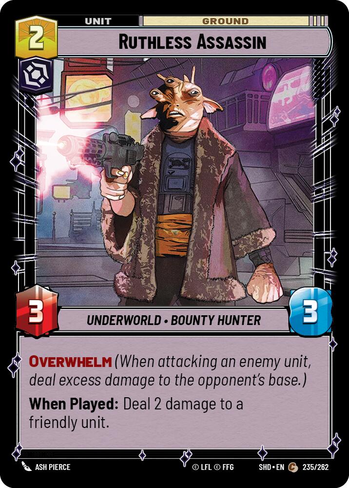 Ruthless Assassin (235/262) (235/262) [Shadows of the Galaxy] | Odin's Place