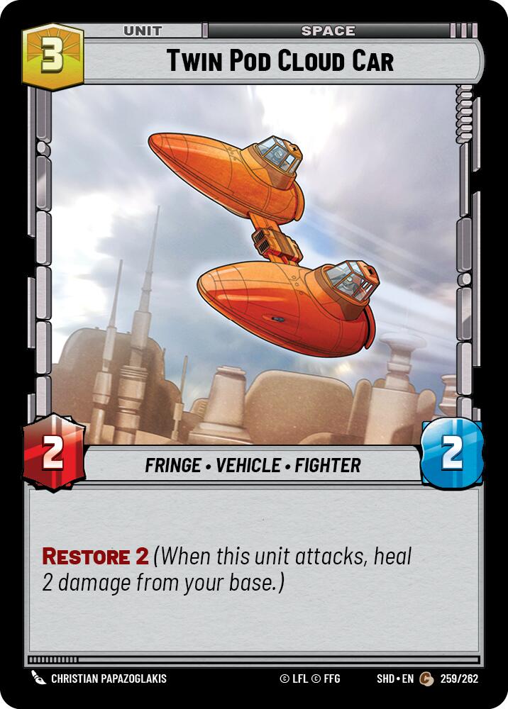 Twin Pod Cloud Car (259/262) (259/262) [Shadows of the Galaxy] | Odin's Place