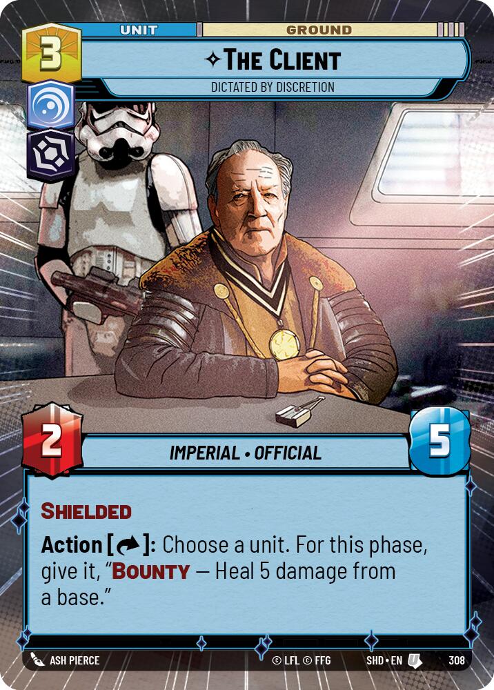 The Client - Dictated by Discretion (308) (Hyperspace) (308) [Shadows of the Galaxy] | Odin's Place