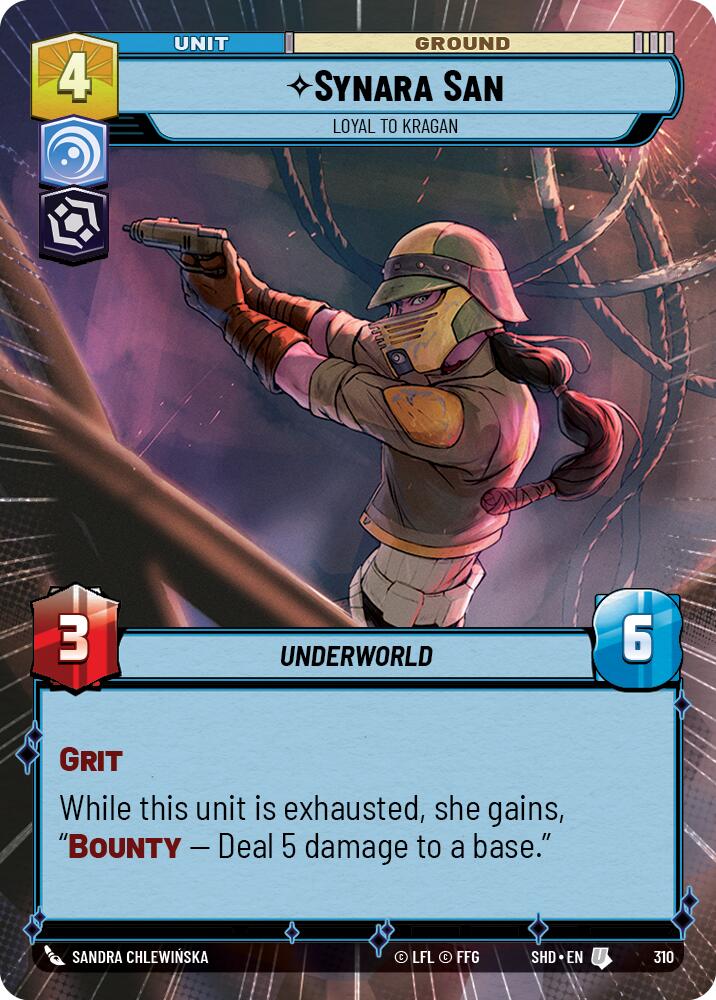 Synara San - Loyal to Kragan (310) (Hyperspace) (310) [Shadows of the Galaxy] | Odin's Place