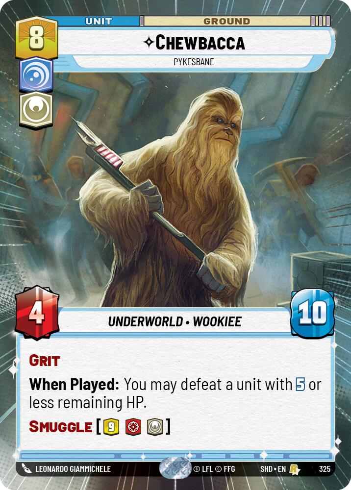 Chewbacca - Pykesbane (325) (Hyperspace) (325) [Shadows of the Galaxy] | Odin's Place