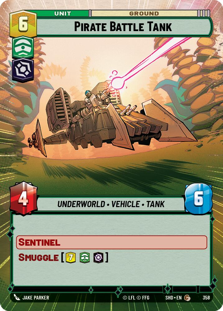 Pirate Battle Tank (358) (Hyperspace) (358) [Shadows of the Galaxy] | Odin's Place