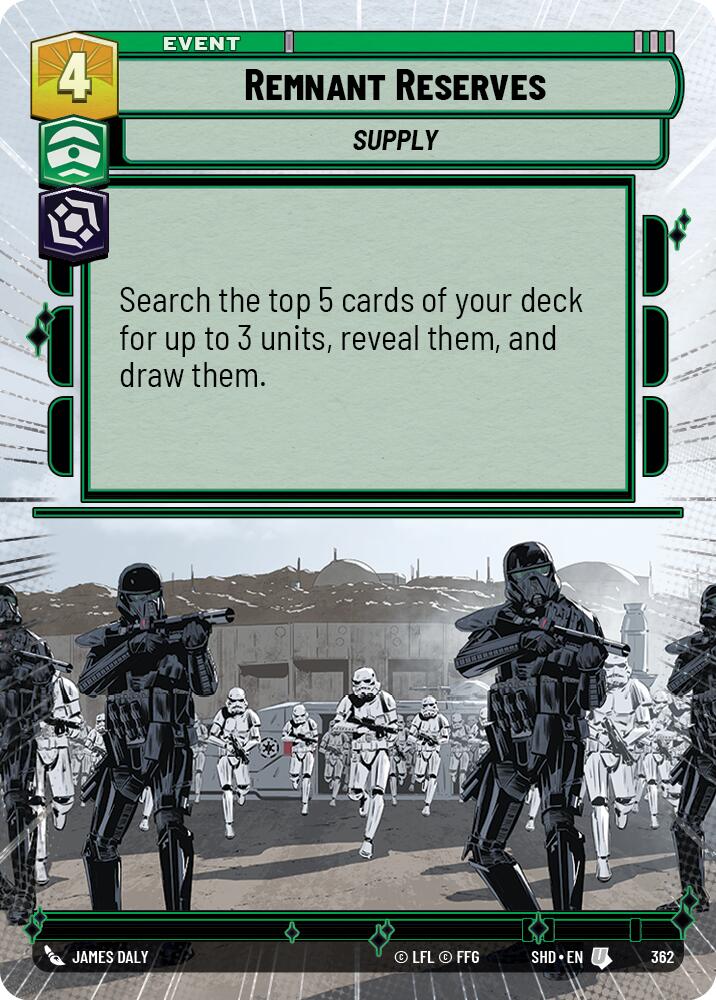 Remnant Reserves (362) (Hyperspace) (362) [Shadows of the Galaxy] | Odin's Place