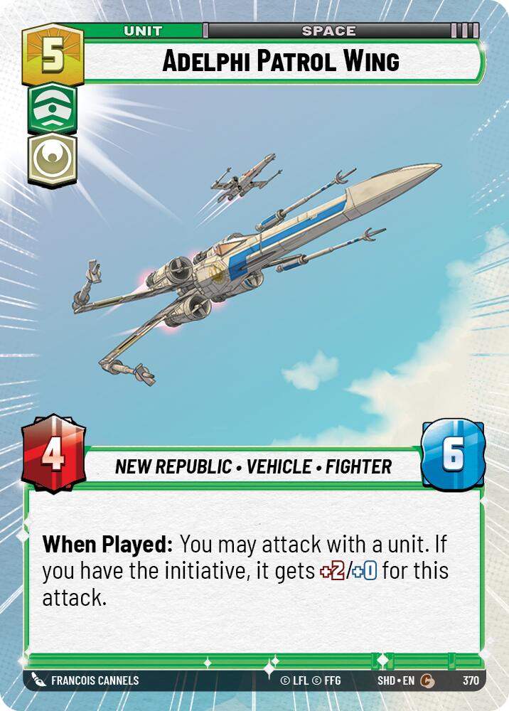 Adelphi Patrol Wing (370) (Hyperspace) (370) [Shadows of the Galaxy] | Odin's Place