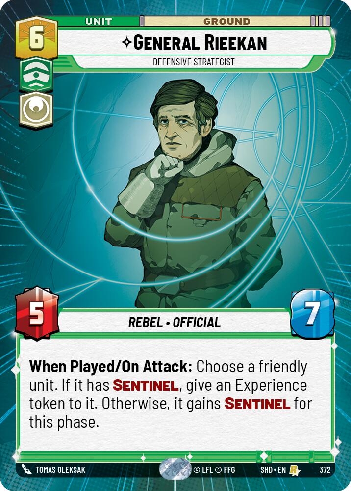General Rieekan - Defensive Strategist (372) (Hyperspace) (372) [Shadows of the Galaxy] | Odin's Place