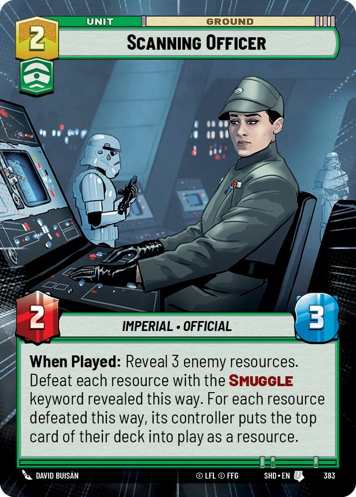Scanning Officer (383) (Hyperspace) (383) [Shadows of the Galaxy] | Odin's Place