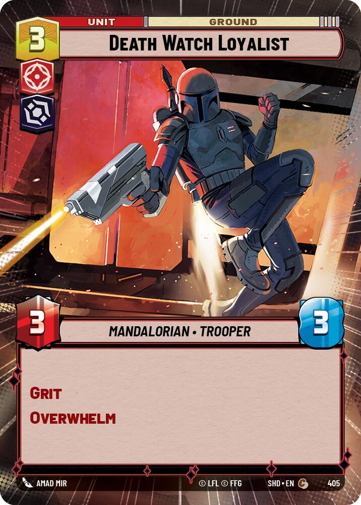 Death Watch Loyalist (405) (Hyperspace) (405) [Shadows of the Galaxy] | Odin's Place