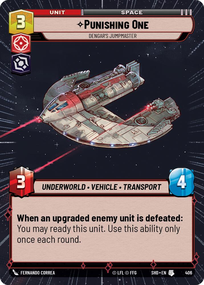 Punishing One - Dengar's Jumpmaster (406) (Hyperspace) (406) [Shadows of the Galaxy] | Odin's Place