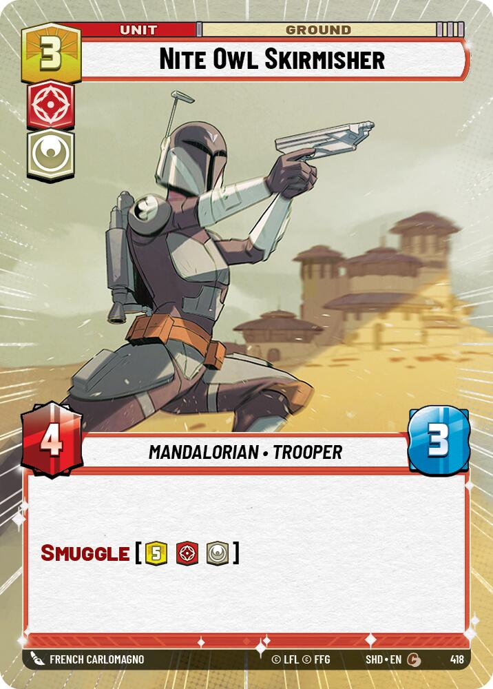 Nite Owl Skirmisher (418) (Hyperspace) (418) [Shadows of the Galaxy] | Odin's Place