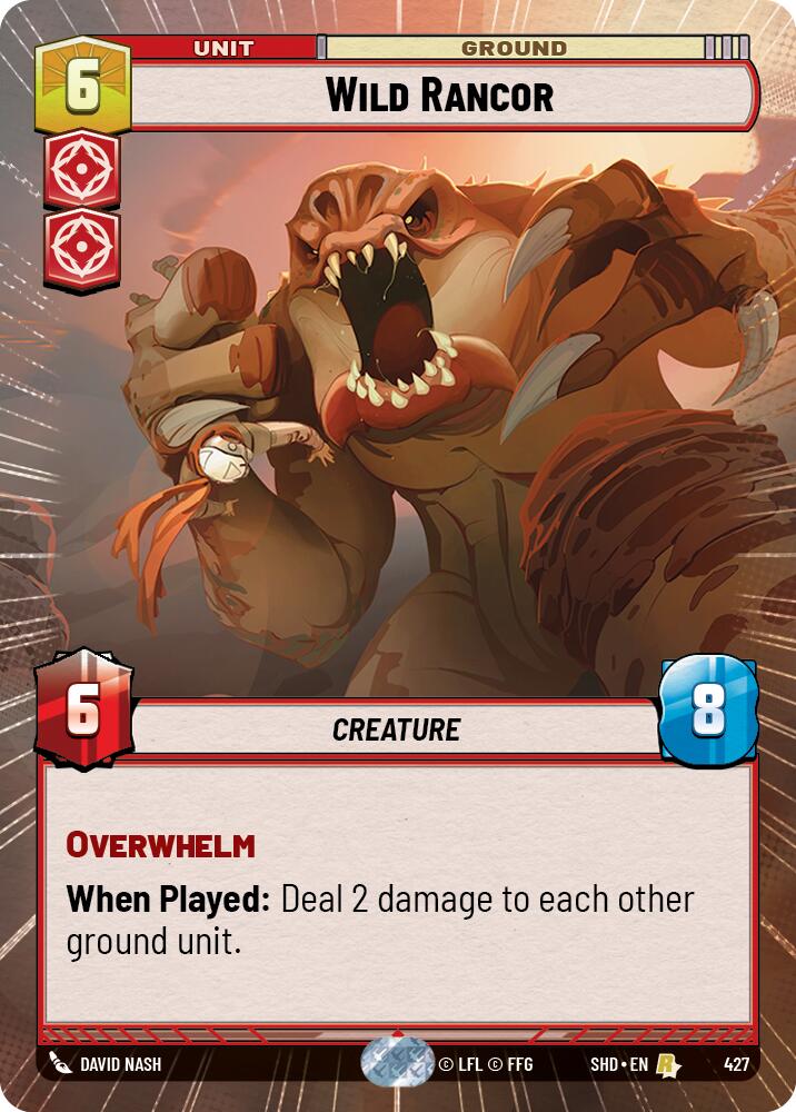 Wild Rancor (427) (Hyperspace) (427) [Shadows of the Galaxy] | Odin's Place