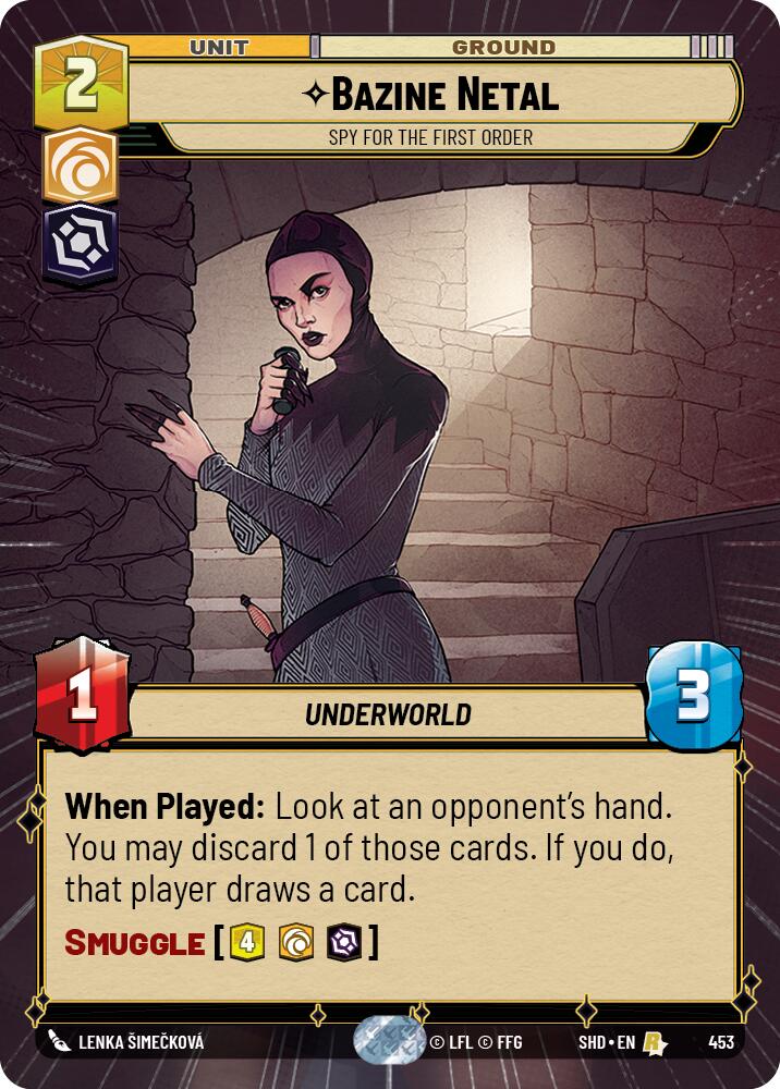 Bazine Netal - Spy for the First Order (453) (Hyperspace) (453) [Shadows of the Galaxy] | Odin's Place