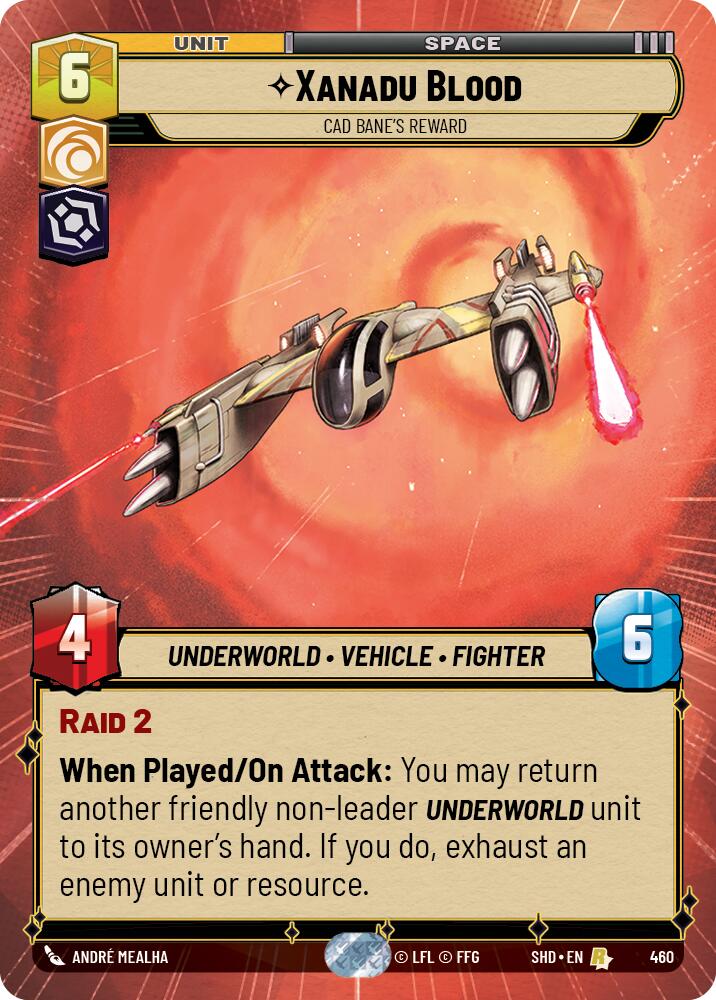 Xanadu Blood - Cad Bane's Reward (460) (Hyperspace) (460) [Shadows of the Galaxy] | Odin's Place
