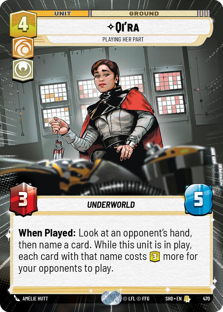 Qi'ra - Playing Her Part (470) (Hyperspace) (470) [Shadows of the Galaxy] | Odin's Place