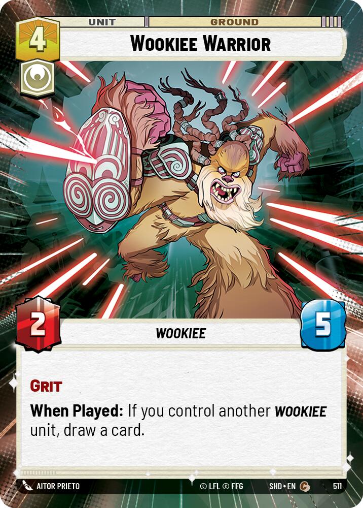 Wookiee Warrior (511) (Hyperspace) (511) [Shadows of the Galaxy] | Odin's Place