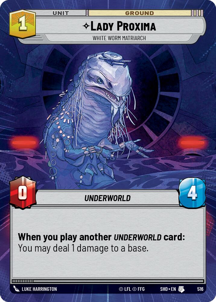 Lady Proxima - White Worm Matriarch (516) (Hyperspace) (516) [Shadows of the Galaxy] | Odin's Place