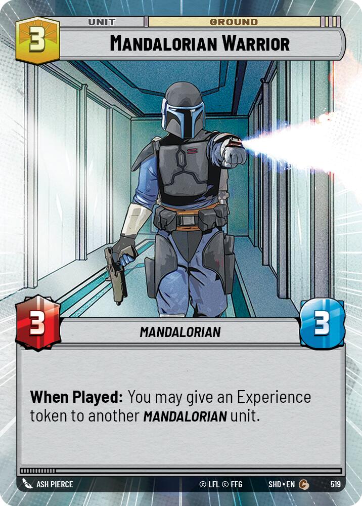 Mandalorian Warrior (519) (Hyperspace) (519) [Shadows of the Galaxy] | Odin's Place