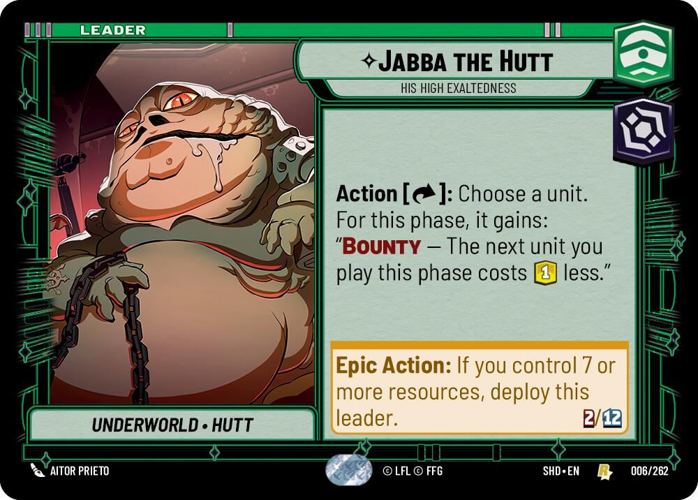 Jabba the Hutt - His High Exaltedness (006/262) (006/262) [Shadows of the Galaxy] | Odin's Place