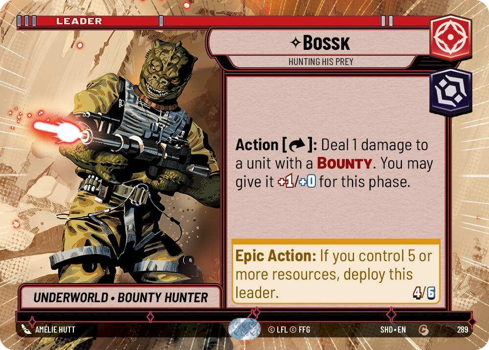 Bossk - Hunting His Prey (289) (Hyperspace) (289) [Shadows of the Galaxy] | Odin's Place