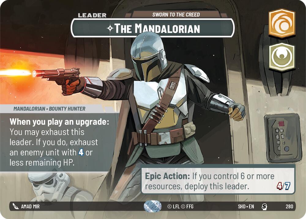 The Mandalorian - Sworn To The Creed (280) (Showcase) (280) [Shadows of the Galaxy] | Odin's Place