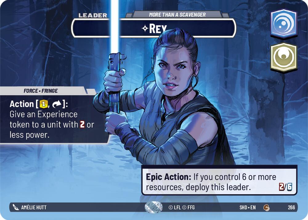 Rey - More Than a Scavenger (266) (Showcase) (266) [Shadows of the Galaxy] | Odin's Place