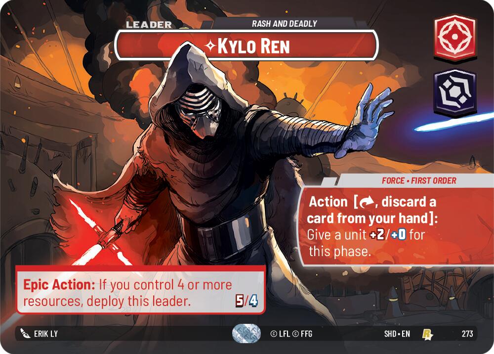 Kylo Ren - Rash and Deadly (273) (Showcase) (273) [Shadows of the Galaxy] | Odin's Place