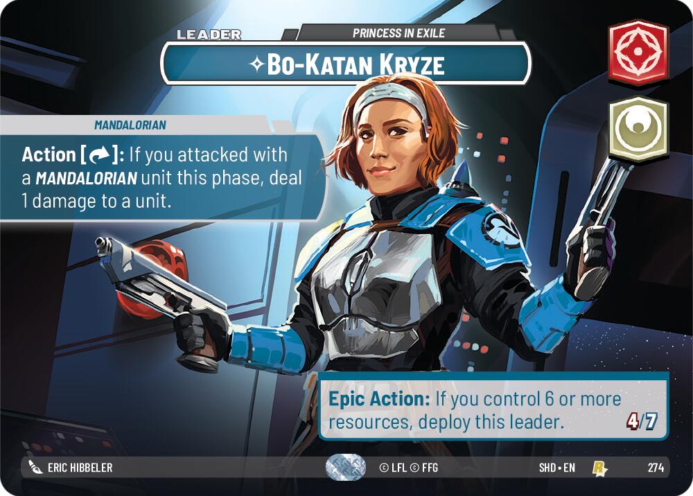 Bo-Katan Kryze - Princess in Exile (274) (Showcase) (274) [Shadows of the Galaxy] | Odin's Place