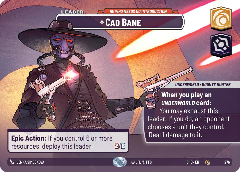 Cad Bane - He Who Needs No Introduction (276) (Showcase) (276) [Shadows of the Galaxy] | Odin's Place