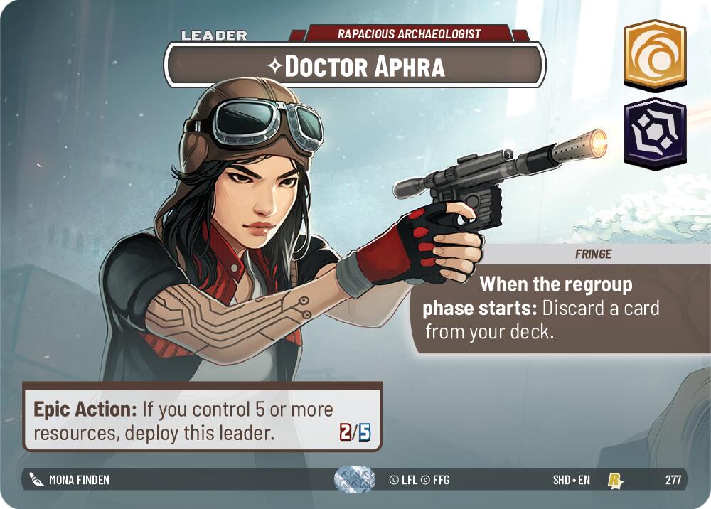 Doctor Aphra - Rapacious Archaeologist (277) (Showcase) (277) [Shadows of the Galaxy] | Odin's Place