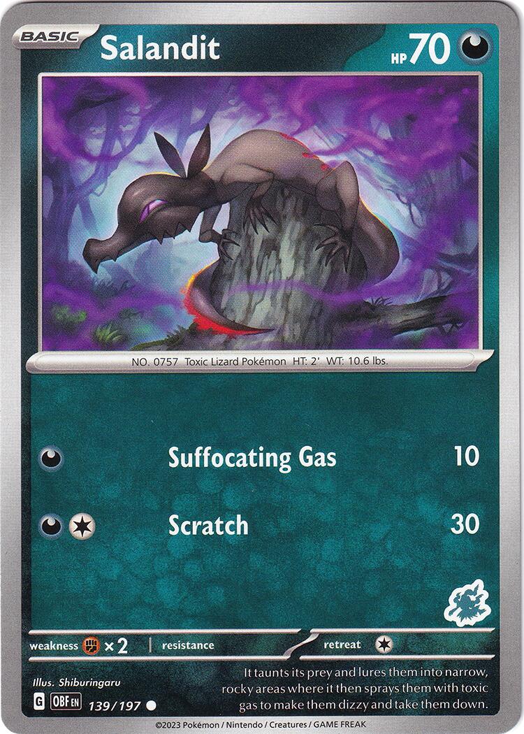 Salandit (139/197) (Darkrai Deck) [Battle Academy 2024] | Odin's Place