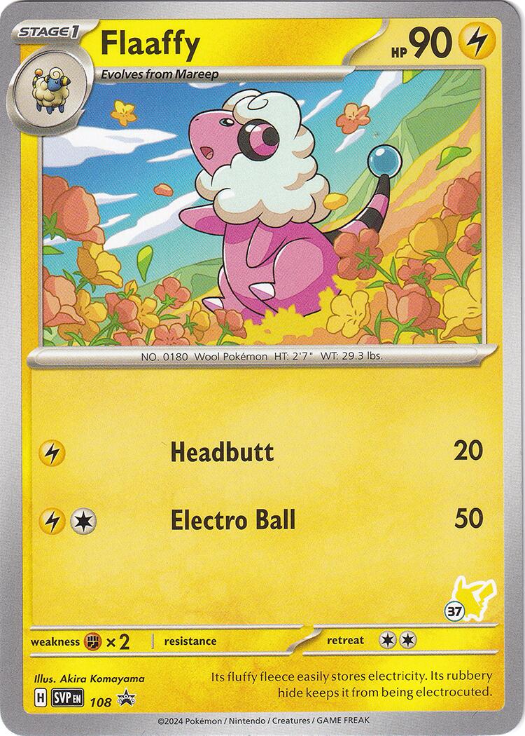 Flaaffy (108) (Pikachu Stamp #37) [Battle Academy 2024] | Odin's Place