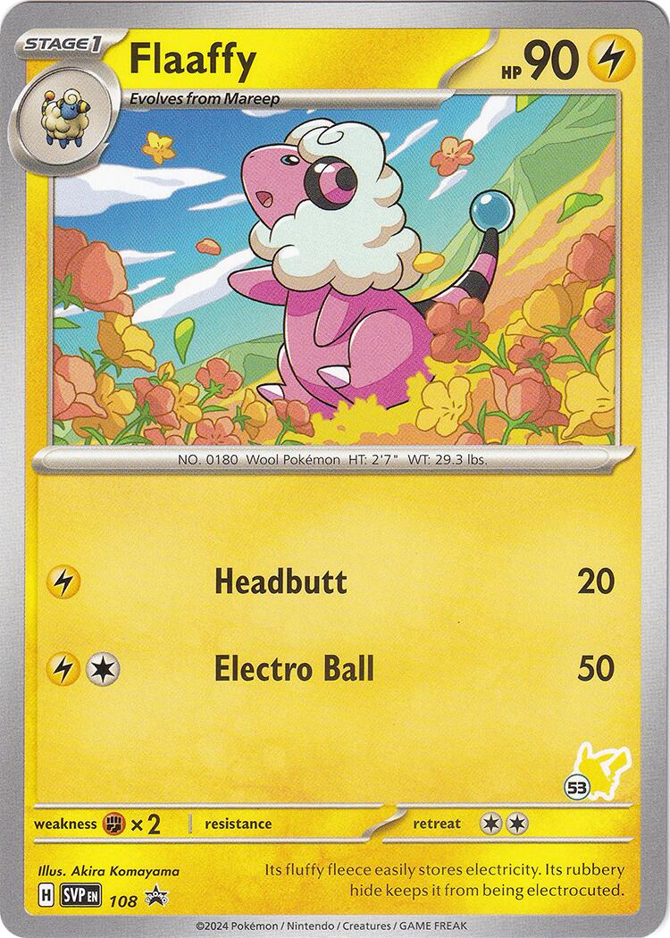 Flaaffy (108) (Pikachu Stamp #53) [Battle Academy 2024] | Odin's Place