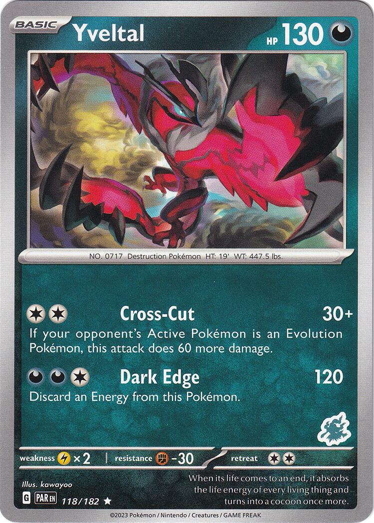 Yveltal (118/182) (Darkrai Deck) [Battle Academy 2024] | Odin's Place