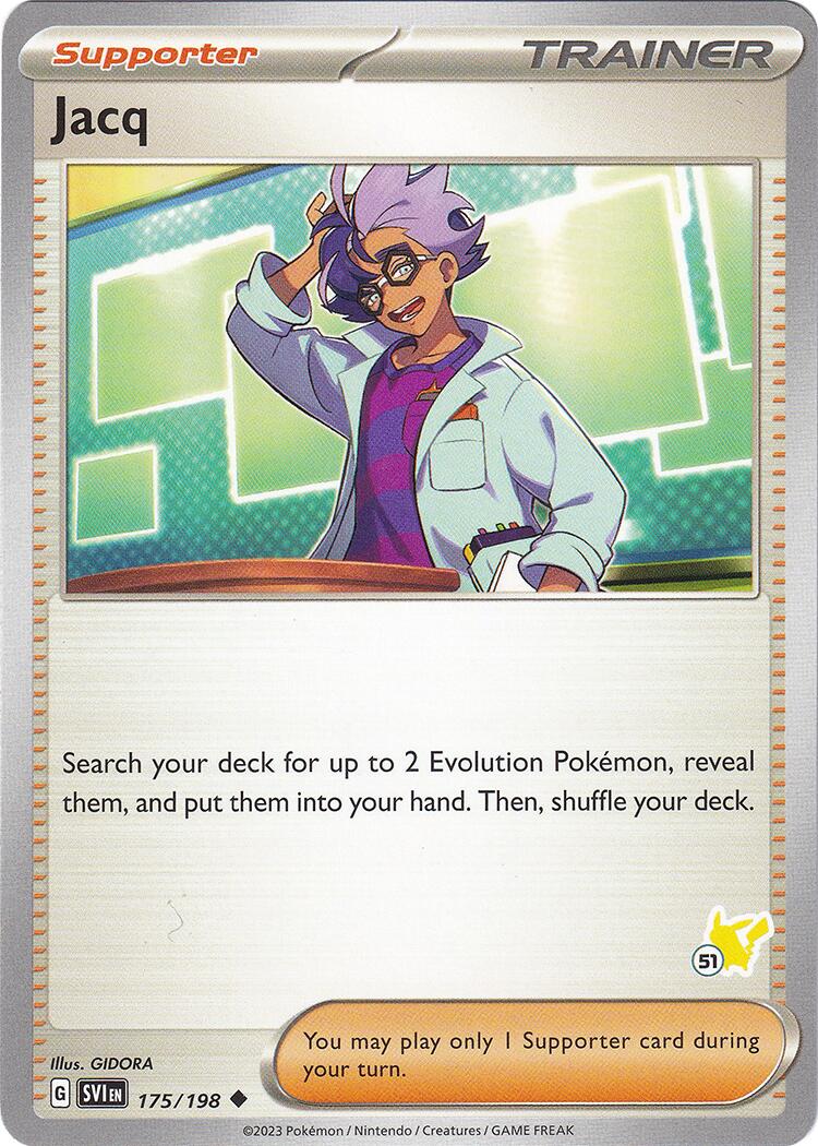 Jacq (175/198) (Pikachu Stamp #51) [Battle Academy 2024] | Odin's Place