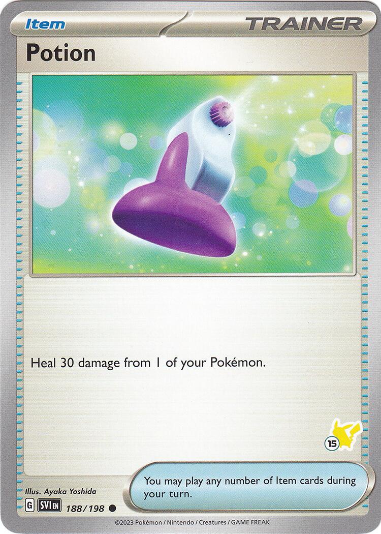 Potion (188/192) (Pikachu Stamp #15) [Battle Academy 2024] | Odin's Place