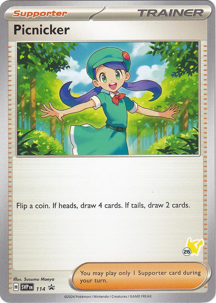Picnicker (114) (Pikachu Stamp #26) [Battle Academy 2024] | Odin's Place