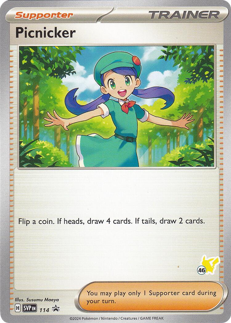 Picnicker (114) (Pikachu Stamp #46) [Battle Academy 2024] | Odin's Place