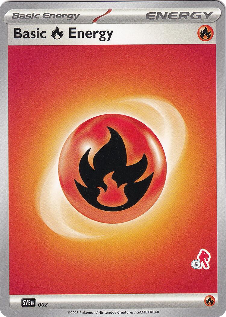 Basic Fire Energy (002) (Armarouge Stamp #5) [Battle Academy 2024] | Odin's Place