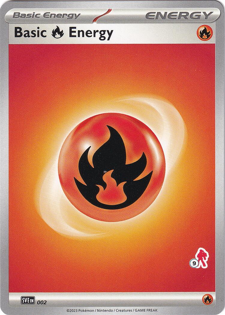 Basic Fire Energy (002) (Armarouge Stamp #9) [Battle Academy 2024] | Odin's Place