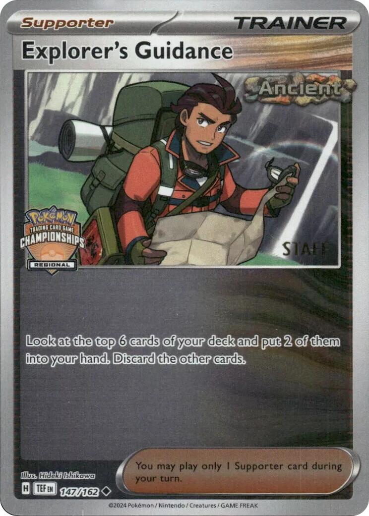Explorer's Guidance (147/162) (2023 Regional Championships Staff) [League & Championship Cards] | Odin's Place